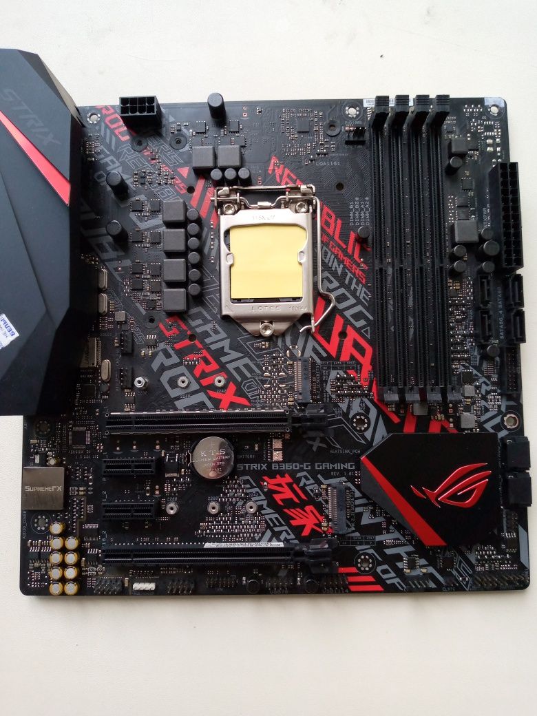 Нерабочая материнка ASUS RoG Strix B360-G Gaming Socket 1151 v2
