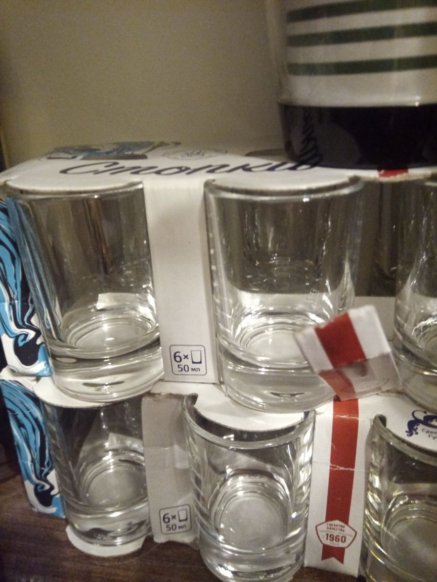 Продам стопки, 12 штук, новые