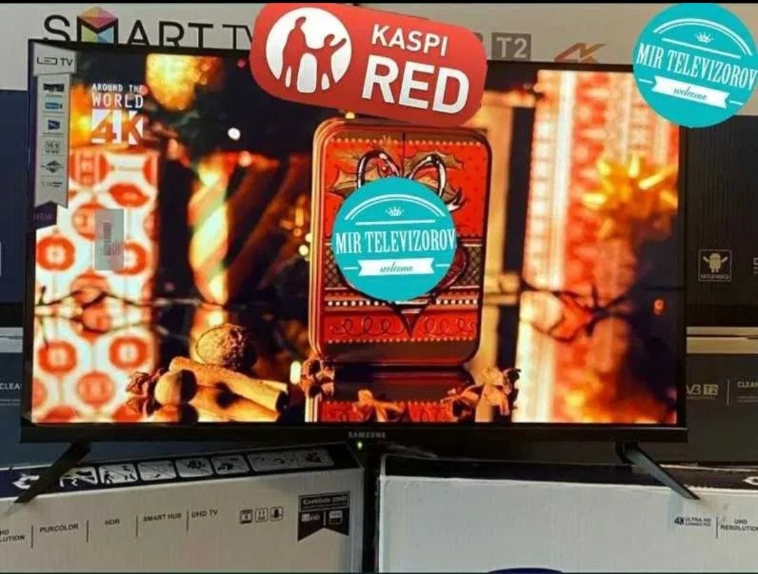 Новый 109 см Smart TV Led tv запечатонный тонкий с гарантией отау тв