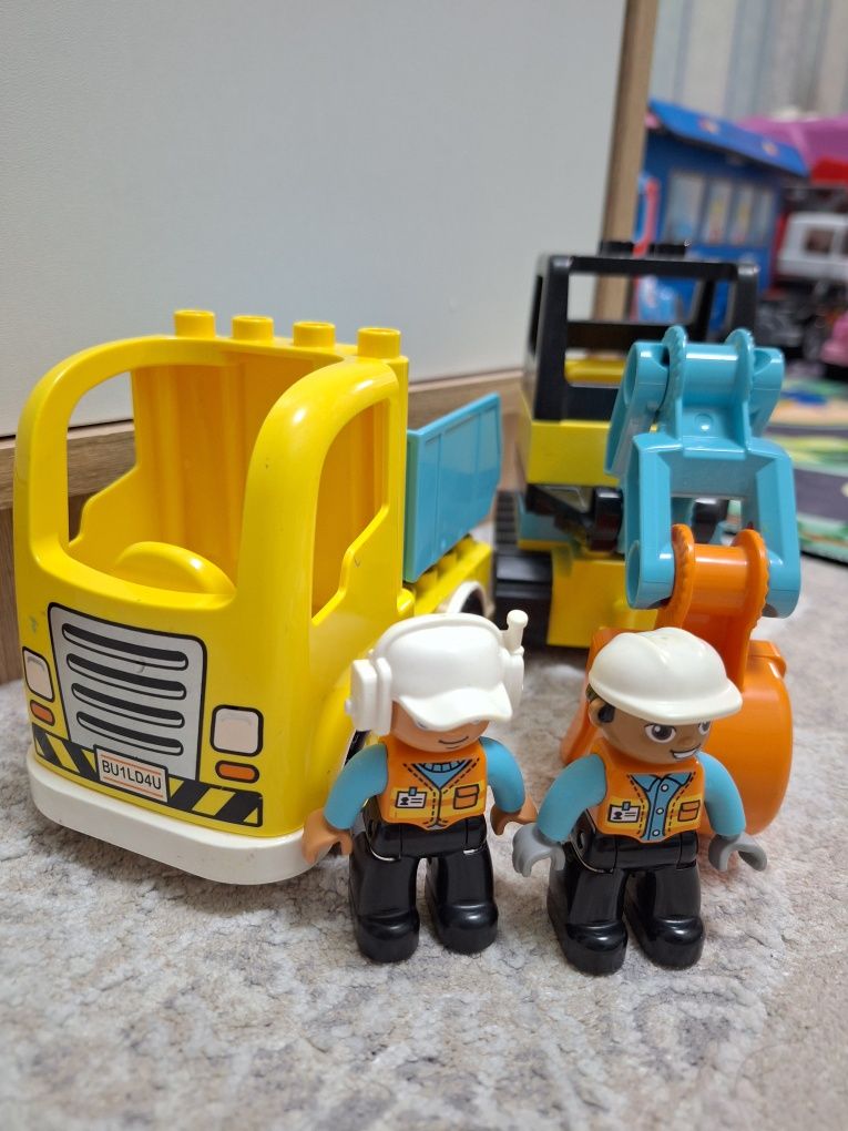 Продам набор лего дупло, Lego duplo, экскаватор, грузовик