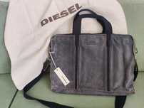 Мужская кожаная сумка фирмы DIESEL (оригинал)