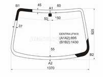 Стекло лобовое CHEVROLET AVEO 4/5D 06-11/DAEWOO GENTRA 4D 06-11 Chevro