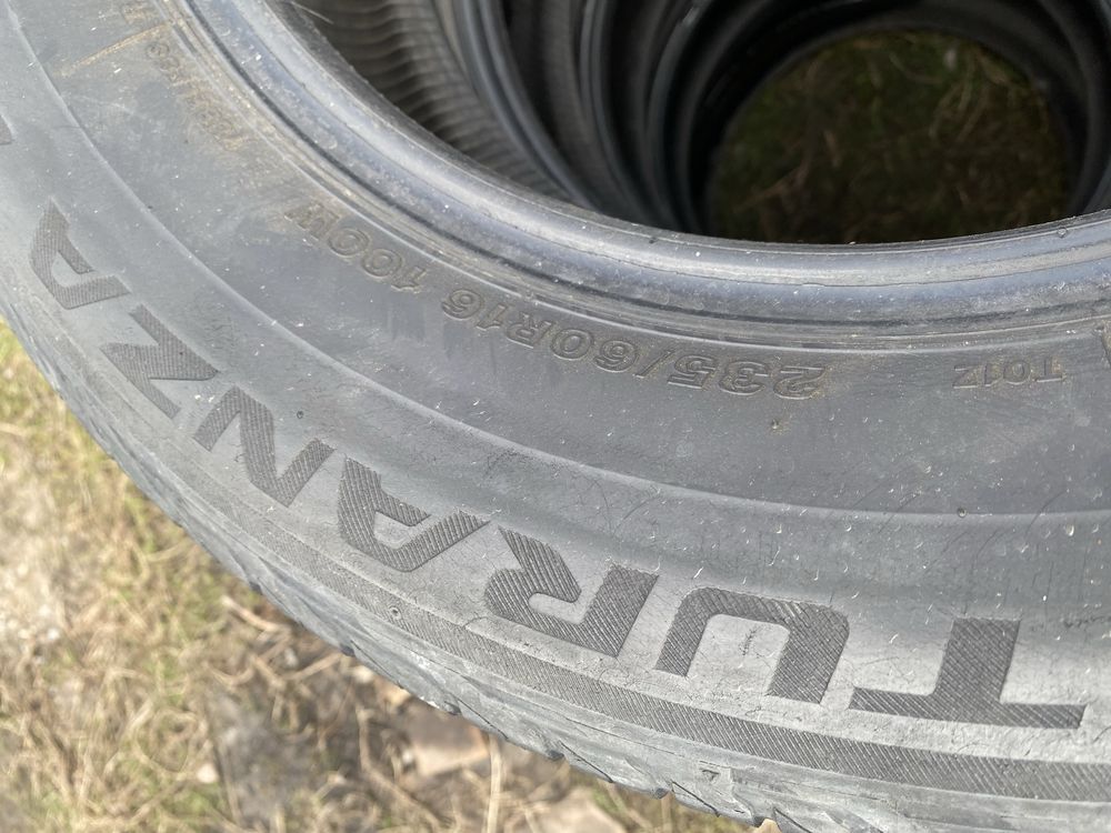 Комплект летние шины 235/60/16 235/60R16 Bridgestoone.