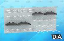 Панель перфорированная, настенная, для магазина и склада  shpp