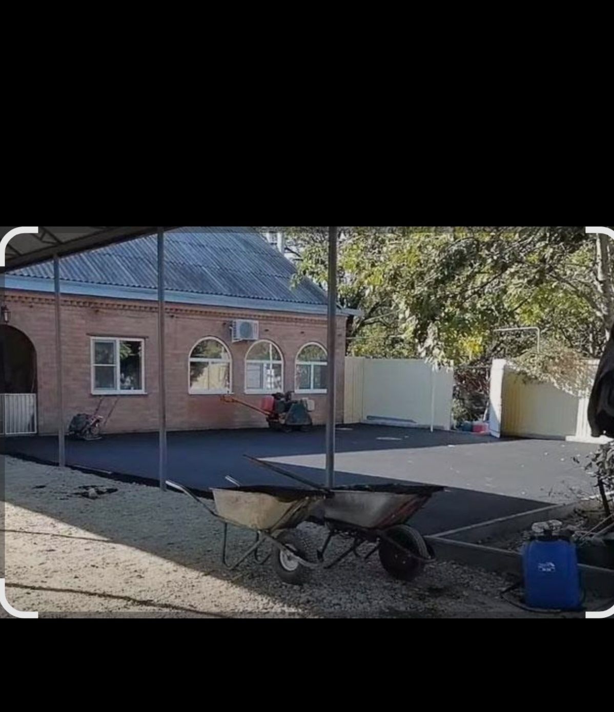 Укладка асфальта