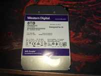 жесткий диск hdd 8000gb WD  на  пк и видеонаблюдения новая
