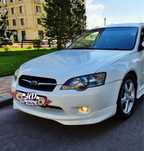 Губа V2 на передний бампер Subaru Legacy BL/BP Дорестайлинг