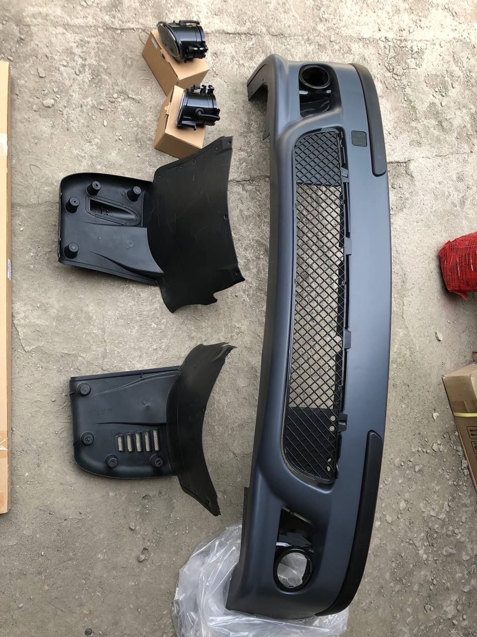 Бампер туманкы локер решётка BMW e39 Бмв е39 М