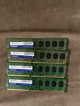 Планки ОЗУ 4гб DDR3, 1333MHz
