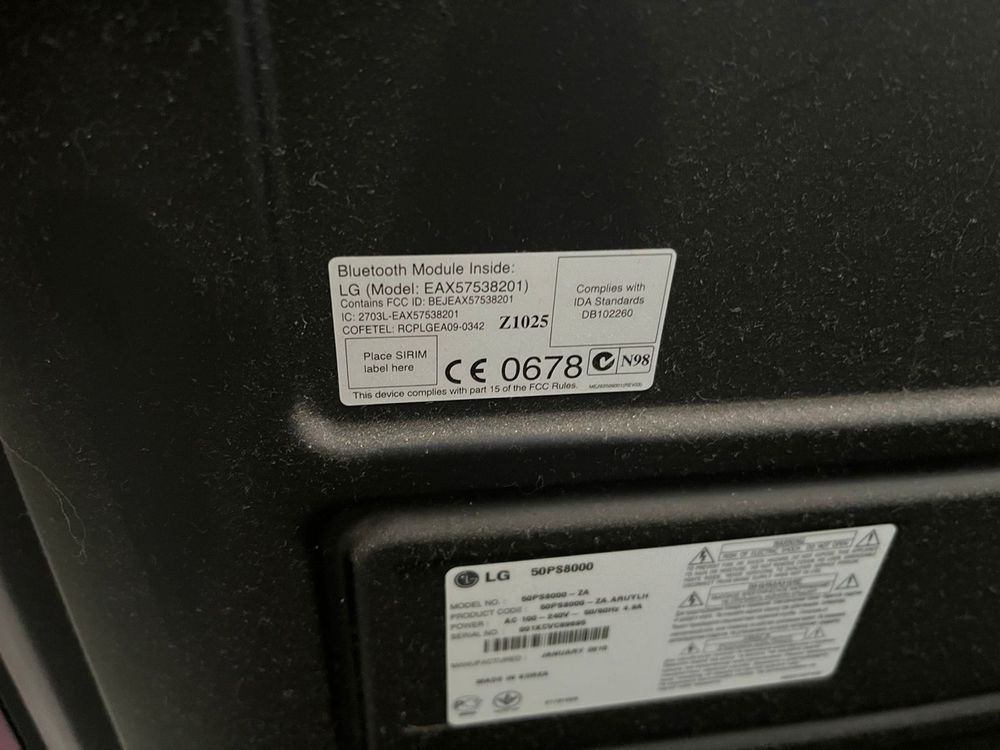 Телевизор LG 50PS8000 на запчасти