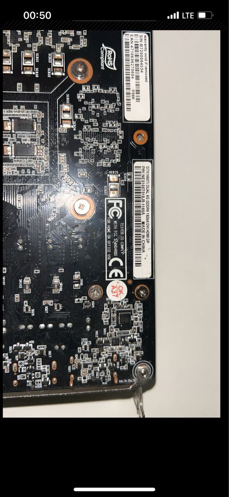 Видеокарта GTX 1660 ti 6gb GDDR6