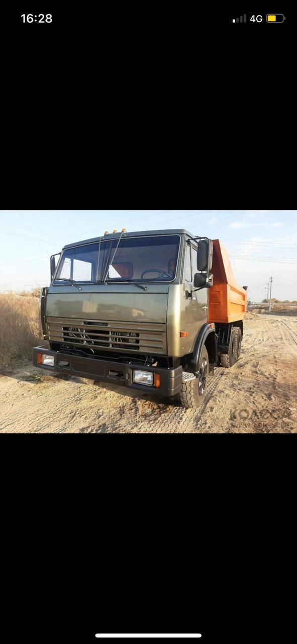 КамАЗ песок щебень клинец глина навоз доставка по городу Шымкент