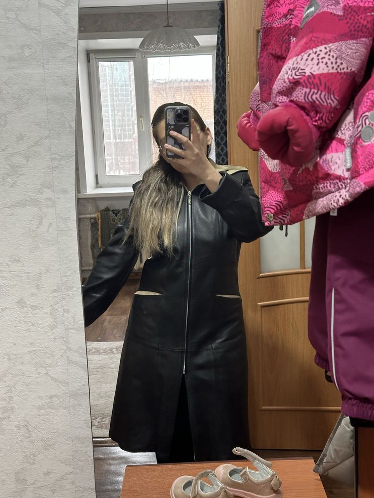 Продам плащ нат. кожа