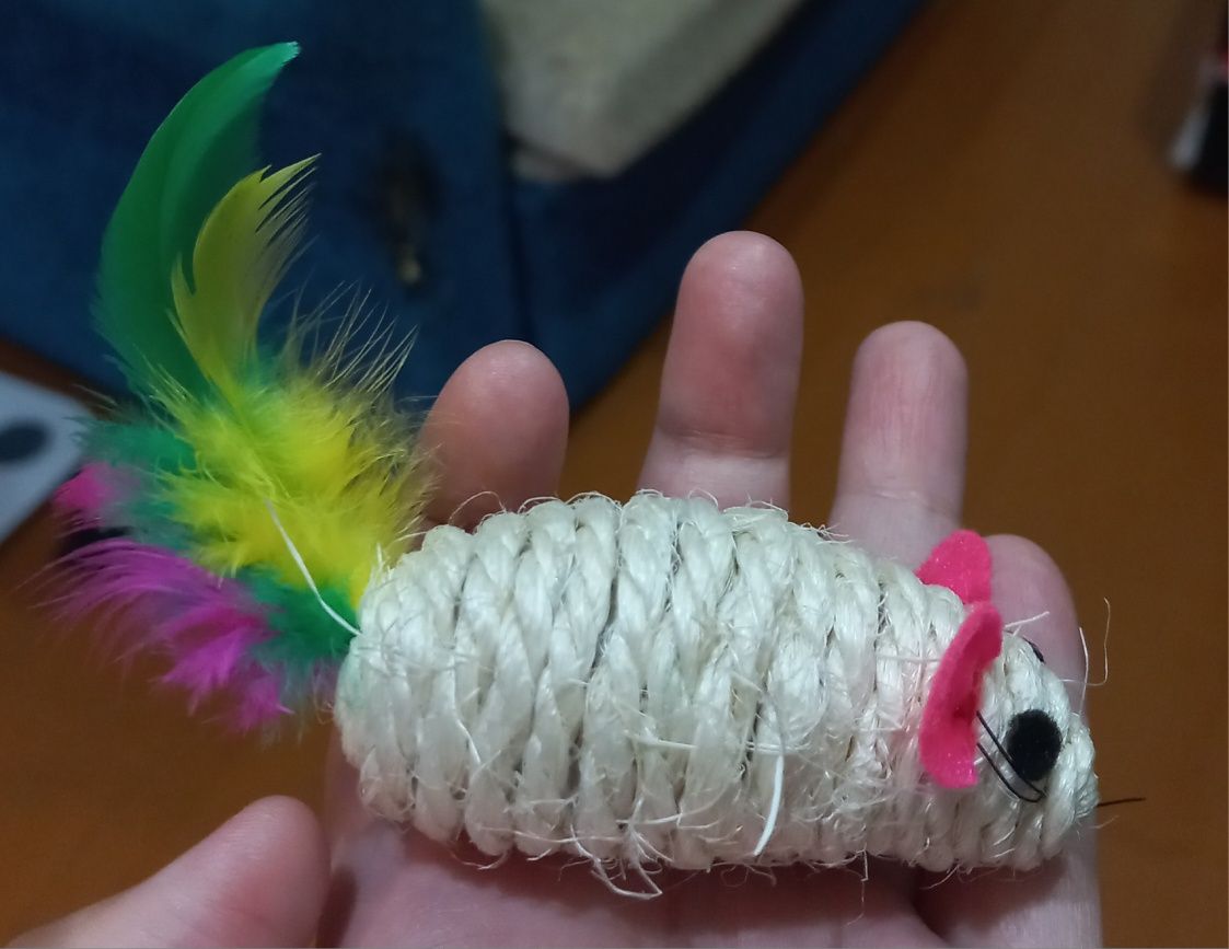 мышка игрушка для кота