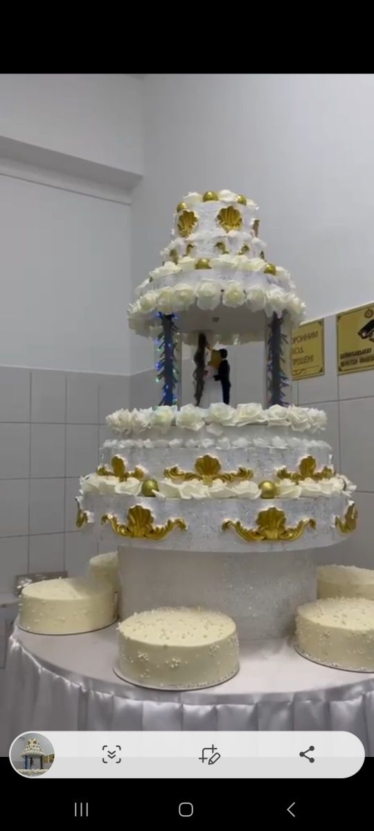 Макет торт на свадьбу