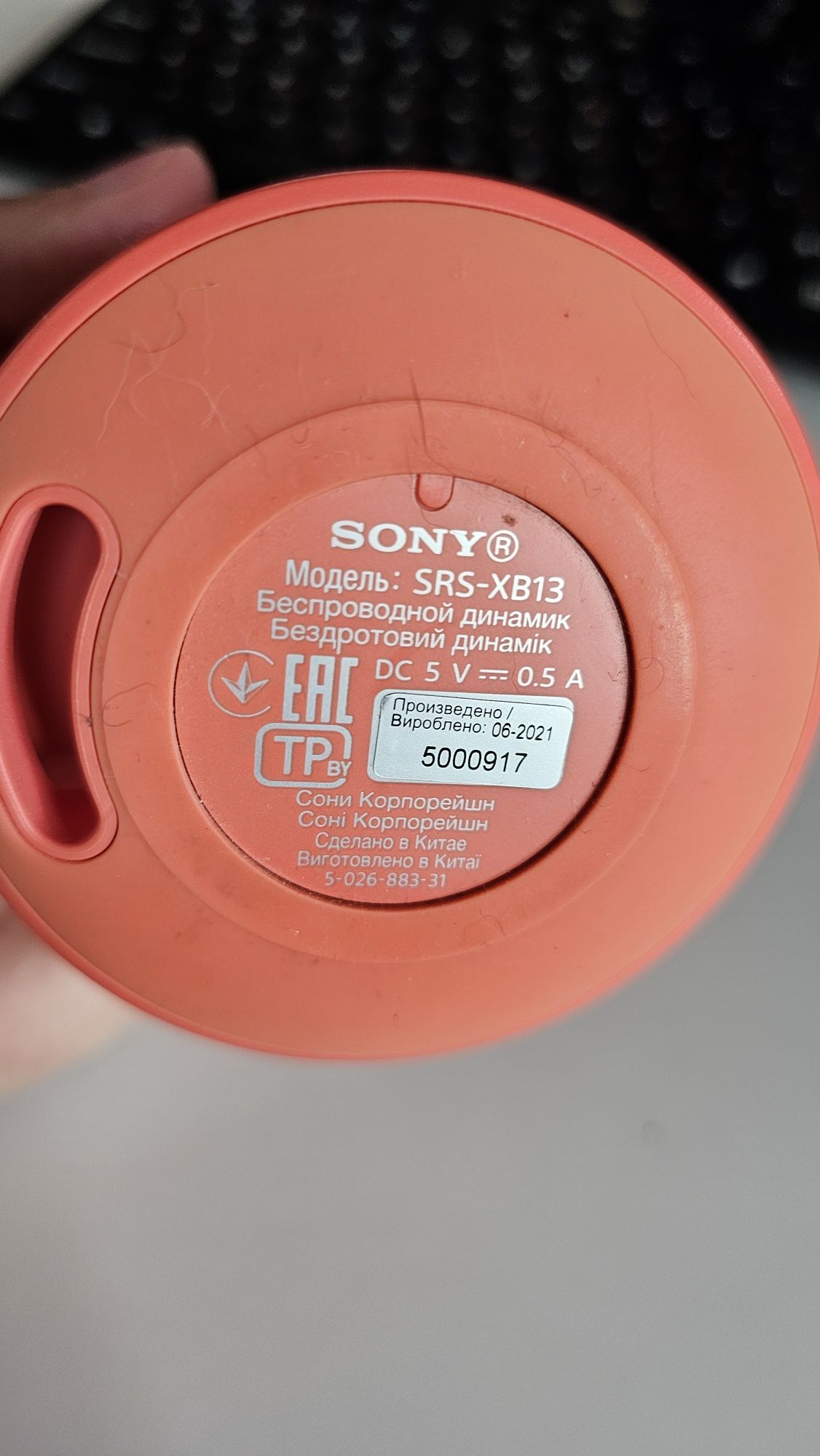 Sony srs-xb13 колонкасы