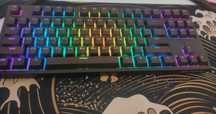 Red square keyrox tkl classic(yellow gateron)