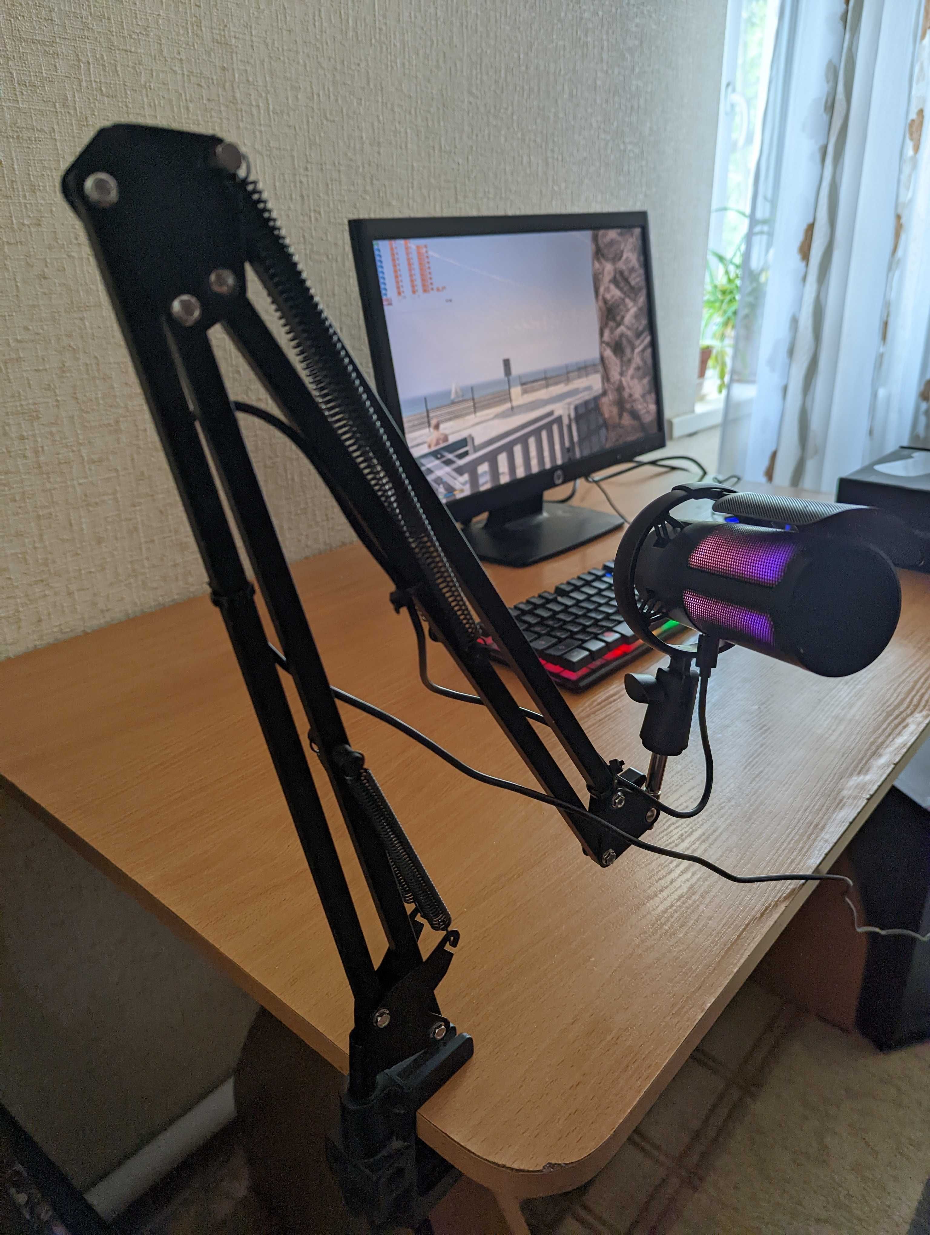 Конденсаторный студийный USB-микрофон ME6S с кронштейном