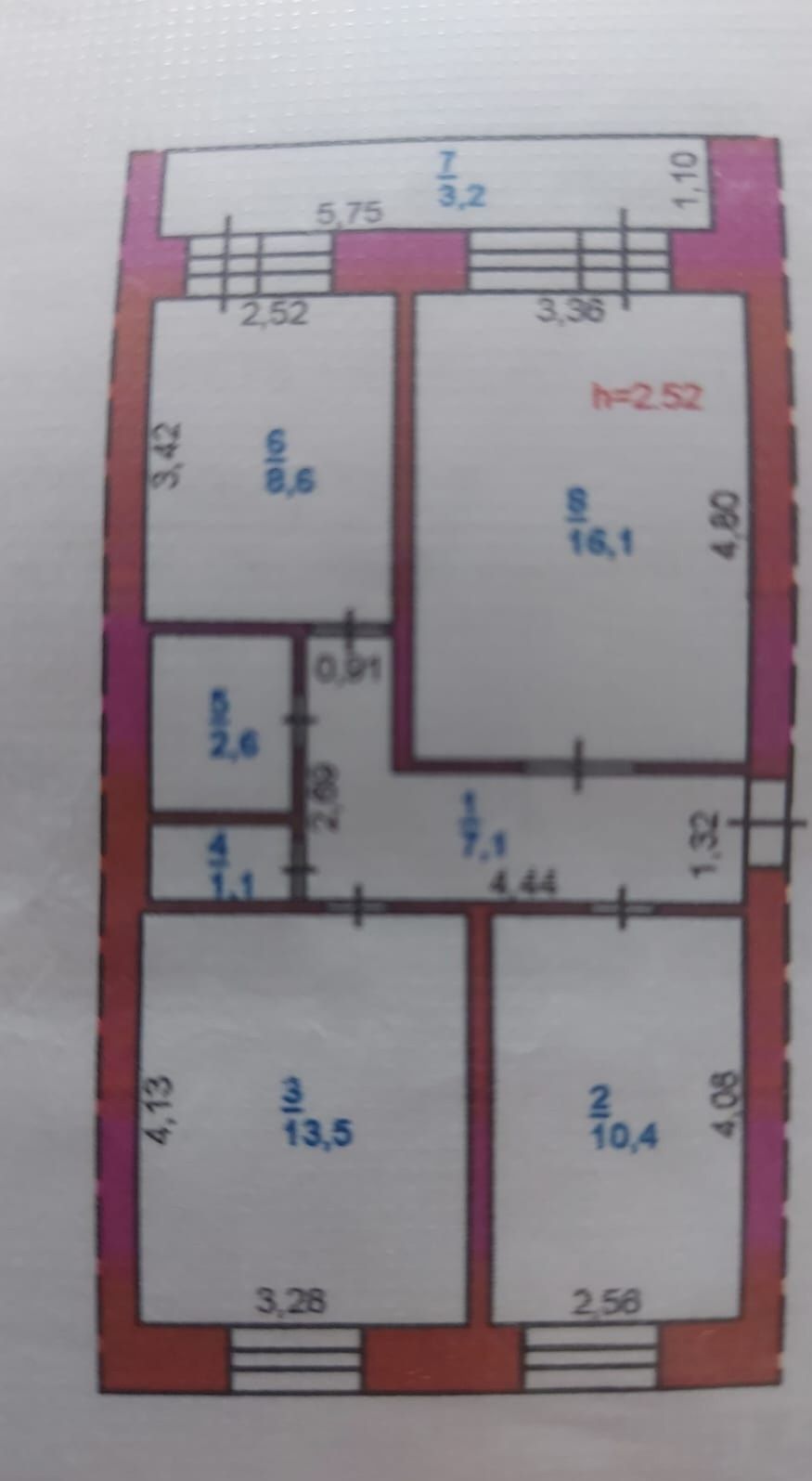 Продам 3-х комнатную квартиру
