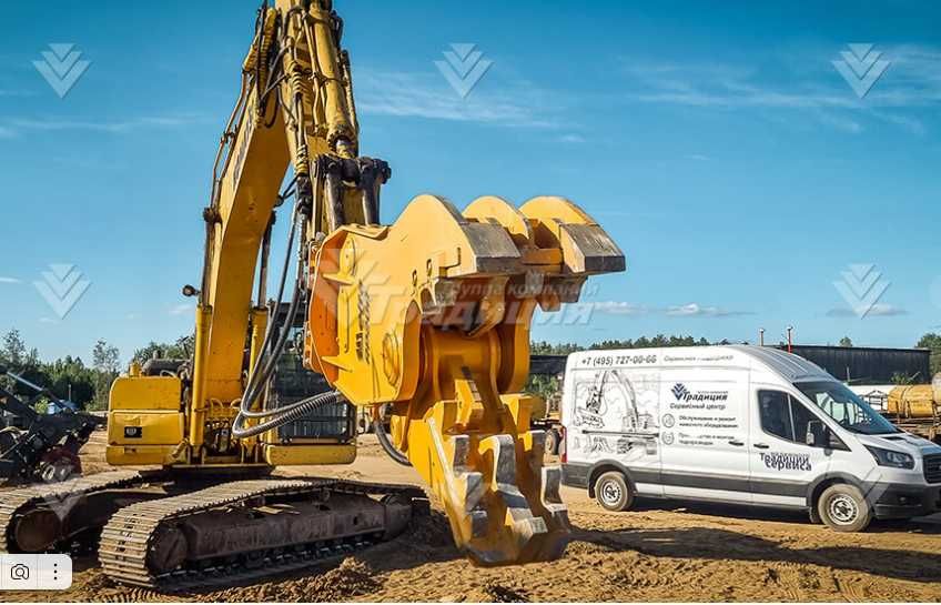 Гидроножницы для измельчения бетона на экскаватор. Delta RP20