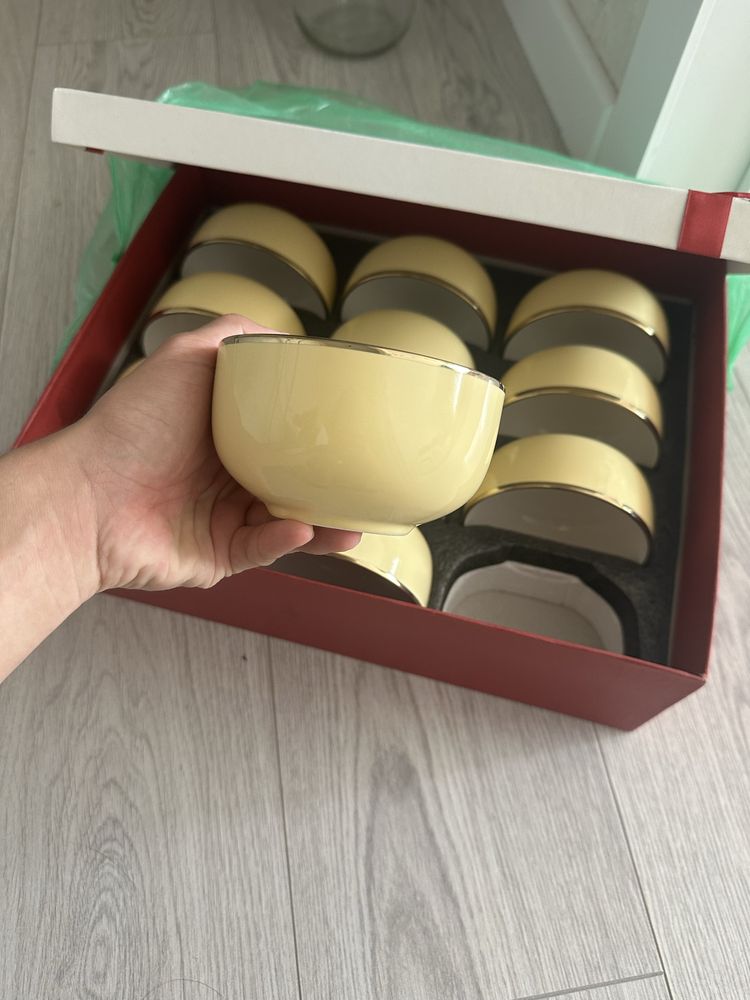 Чашки 12 штук набор