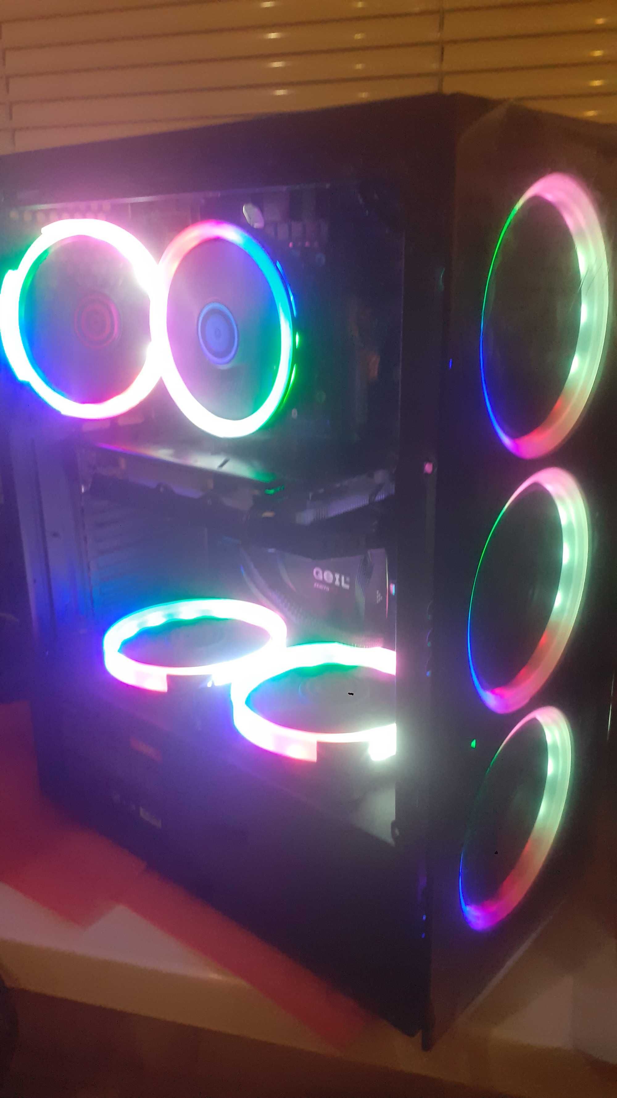 Игровой компьютер /Core i7/DDR4 32Gb 2666MHz/RX 580 8Gb/SSDM2 256/600W