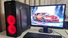 Игровой компьютер i5 7400 RX570 8Gb LCD 22"