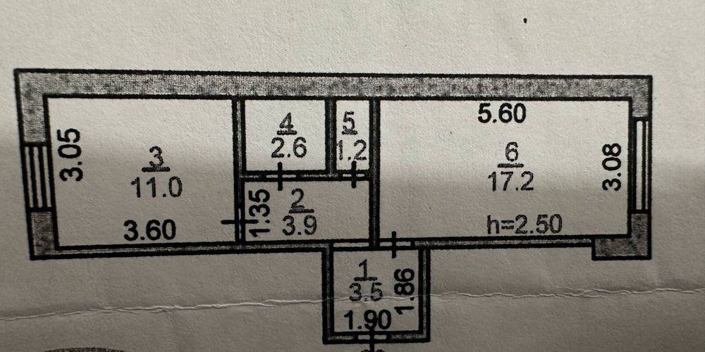 Продам однокомнатную квартиру