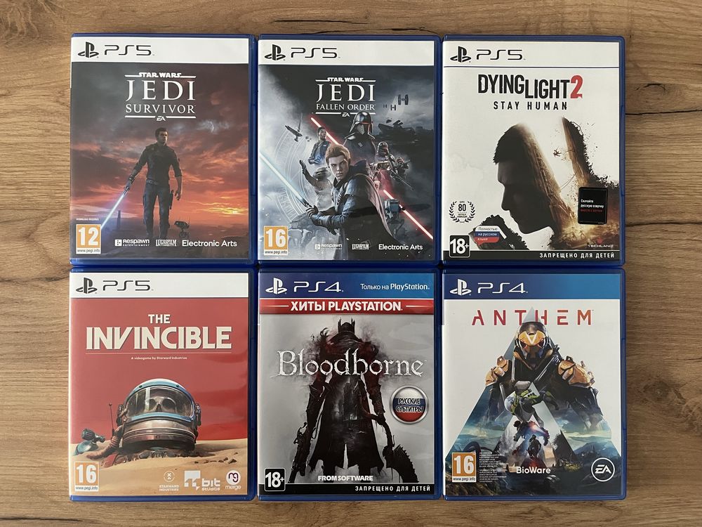 Продам игры от PlayStation 4/5