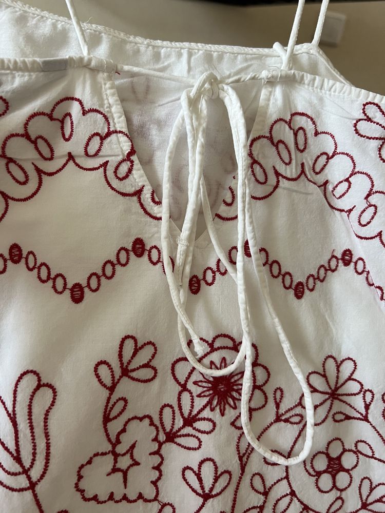 платье Zara хлопок XS