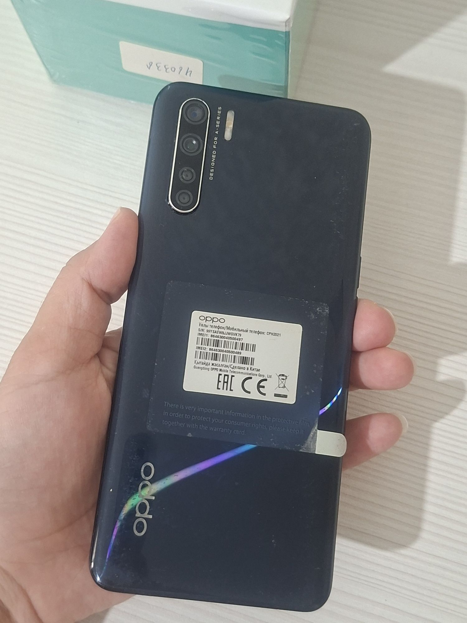 Смартфон телефон Oppo A91