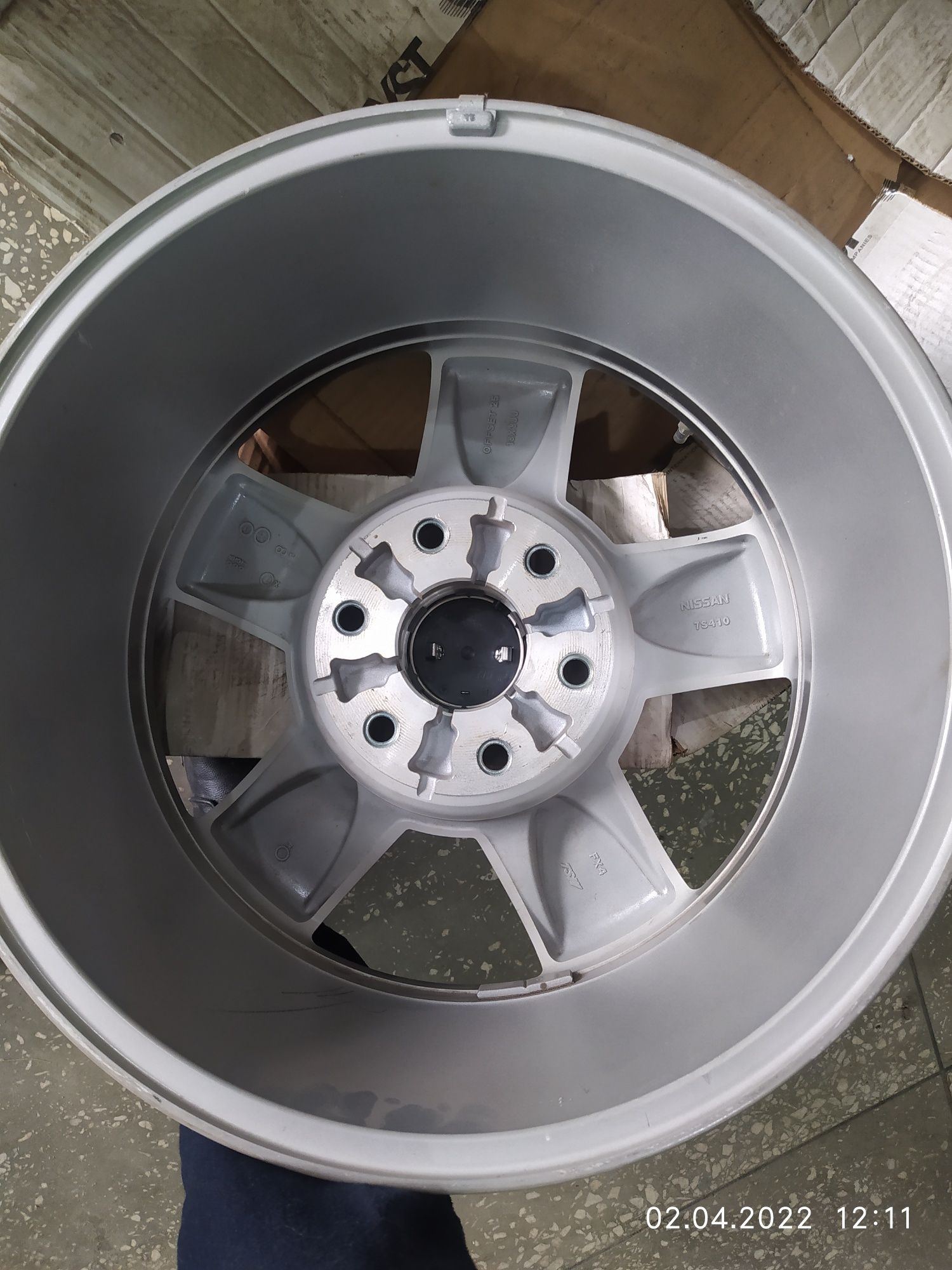 Диски NISSAN R18 6/139.7 цо 78. ет25 с датчиками давления оригинал