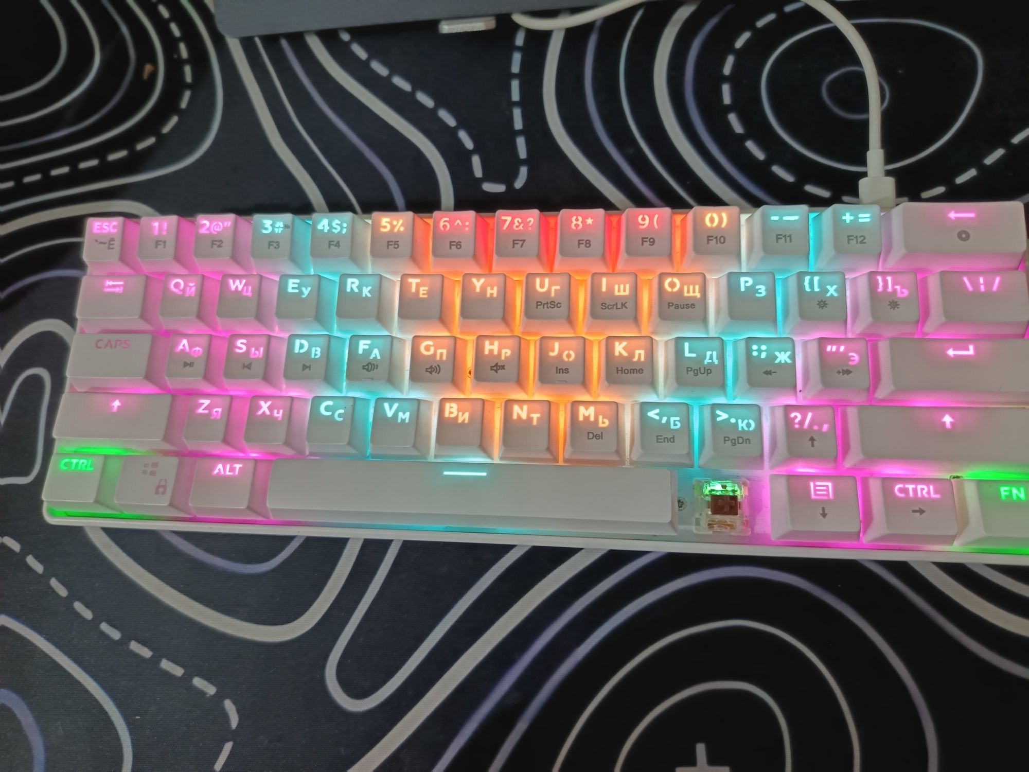 Клавиатура Гарнизон gk-400gl-w