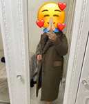 Плащ воротник норка не сьемная