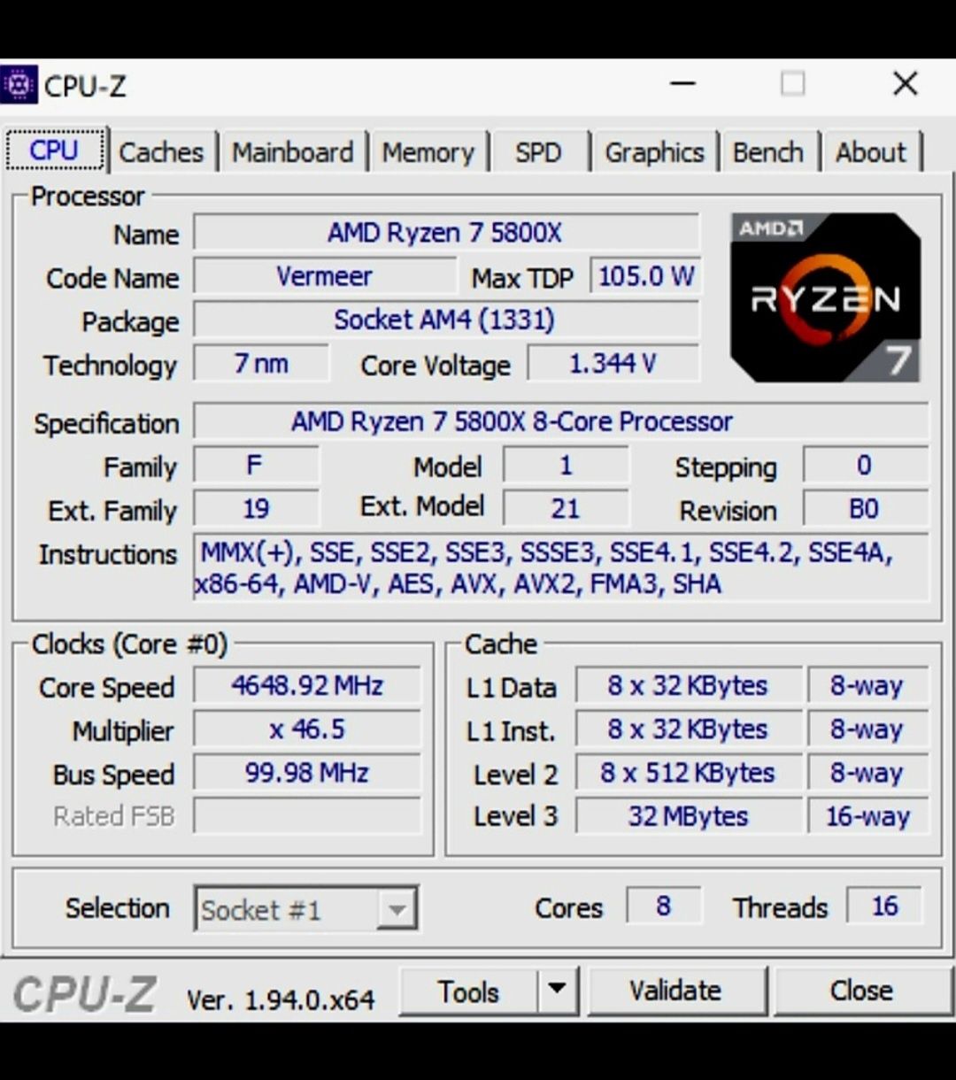 Компьютер Ryzen 7 5800X + RTX 3080 12Gb ASUS TUF + Asrock x5