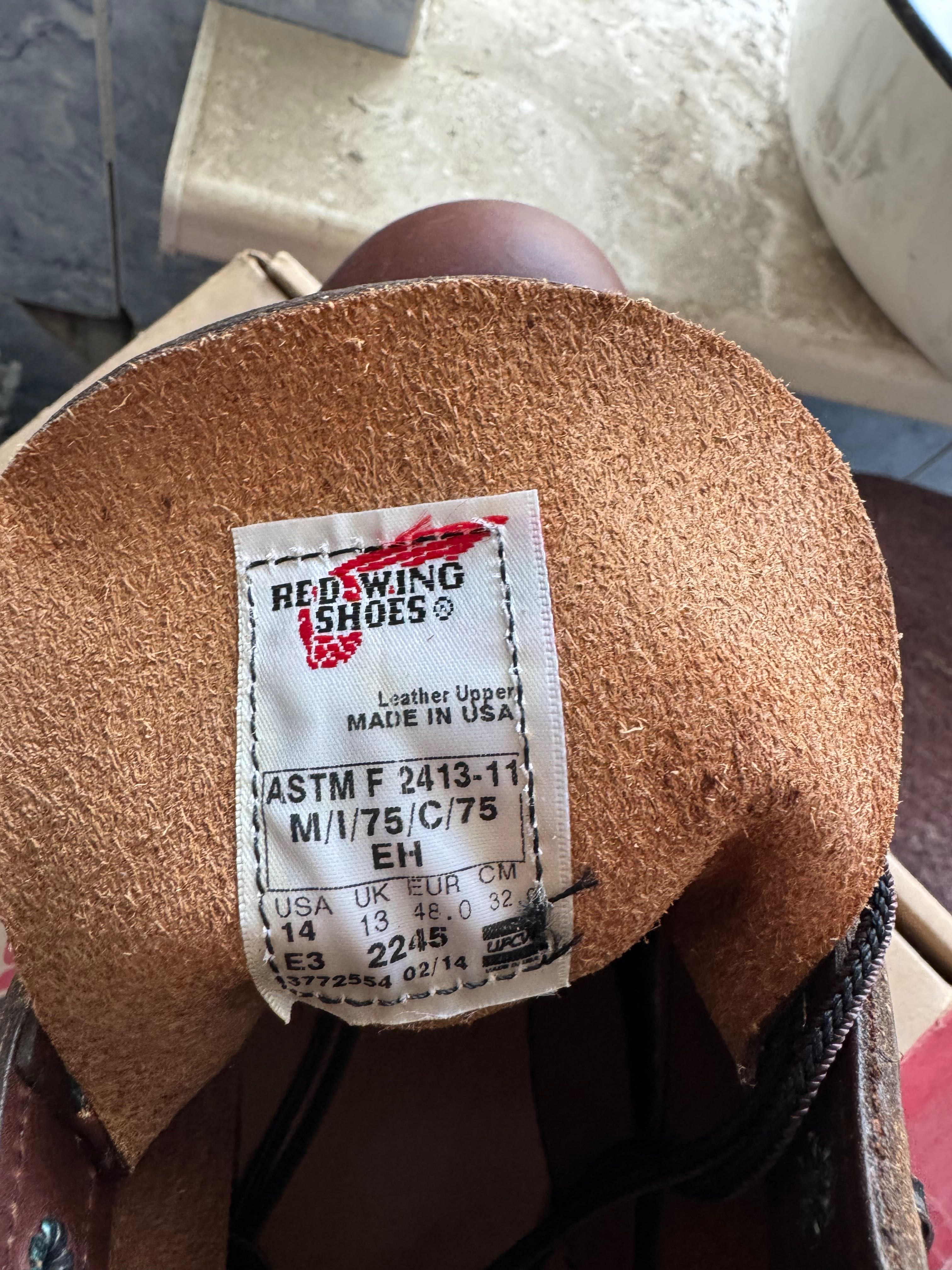Сефти ботинки Red wing новый