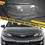 Стекла фар Тойота камри 50 SE, стекла фар Toyota Camry 50 SE