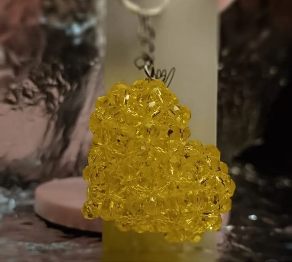 сердечки из бисера ручной работы