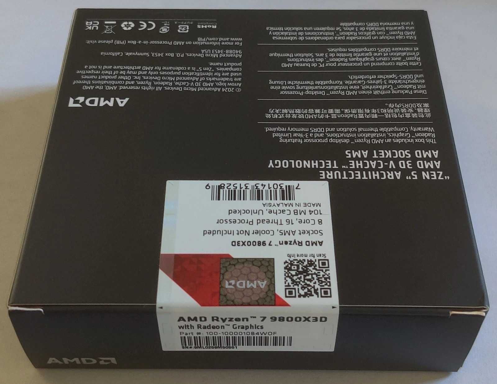 AMD Ryzen 7 9800X3D