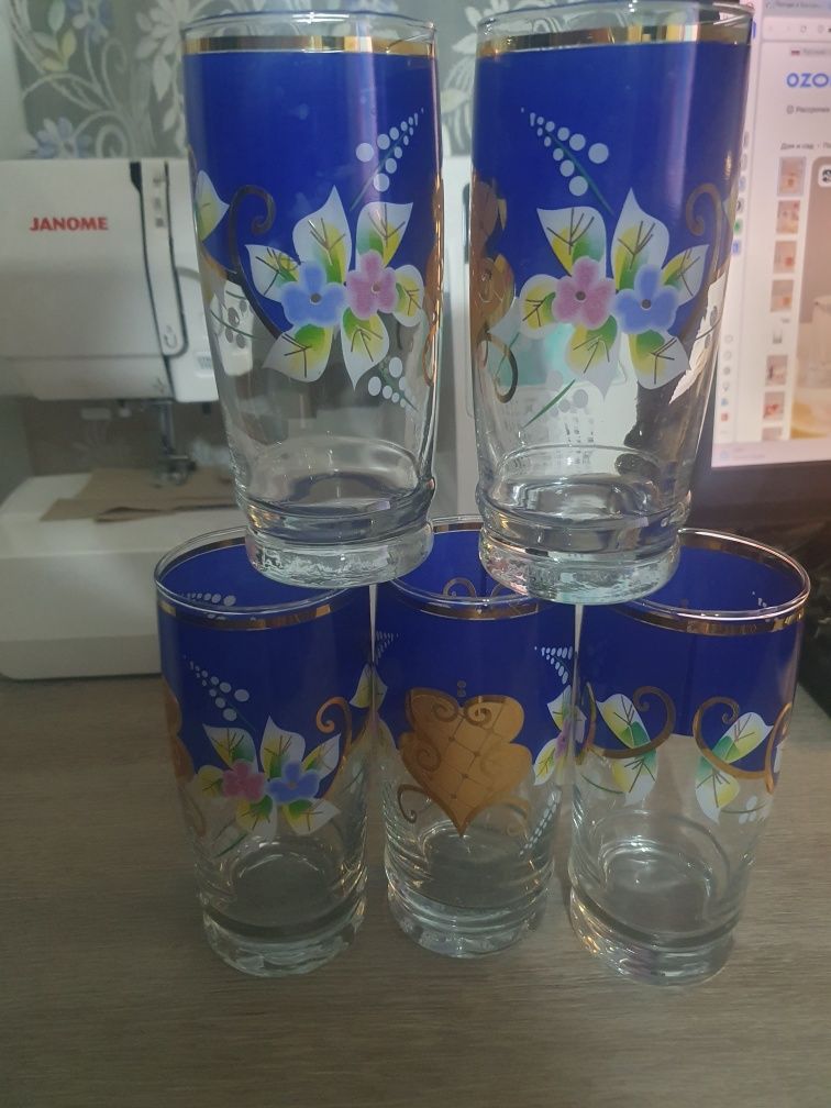 Стаканы, стопки. Стекло
