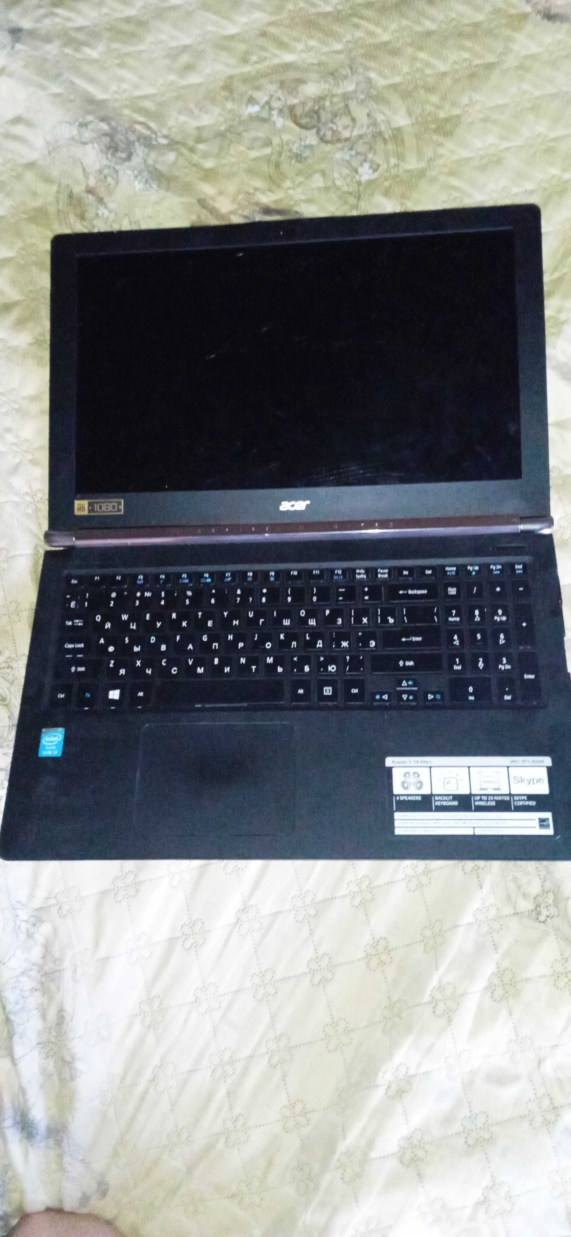 Корпус и клавиатура Aspire V15 Nitro VN7-571-53HS
