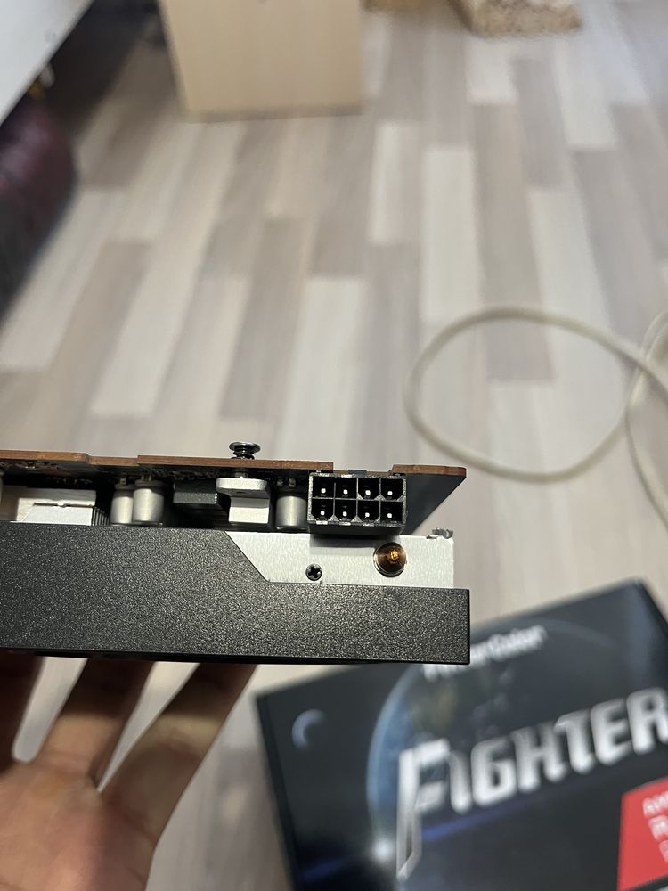 Видеокарта Rx 6600xt. Powercolor fighter.
