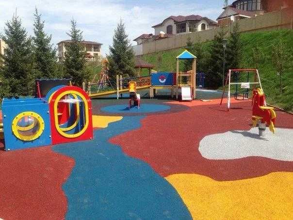 Резиновой,тартановое покрытие, искусственный газон, плитка резиновая
