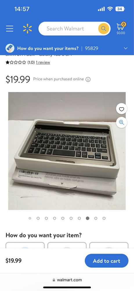 Клавиатура Samsung Galaxy S Blootuth Keyboard 8,4 дюйма