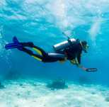 Подводный металлоискатель для подводного плавания Складной Водонепрони
