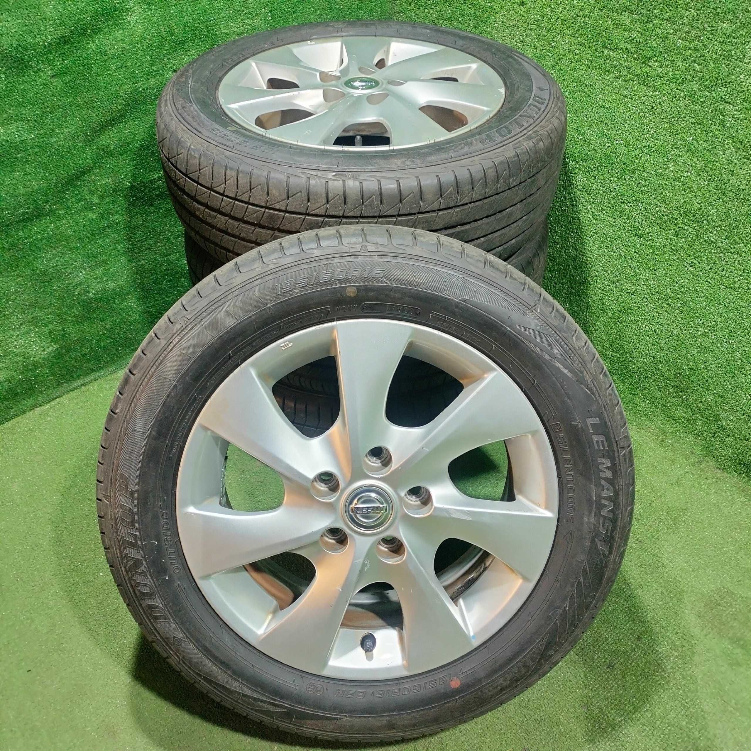 Продам Диски Enkei с шинами DUNLOP 195/60 R16 PSD 5/114,3 Nissan