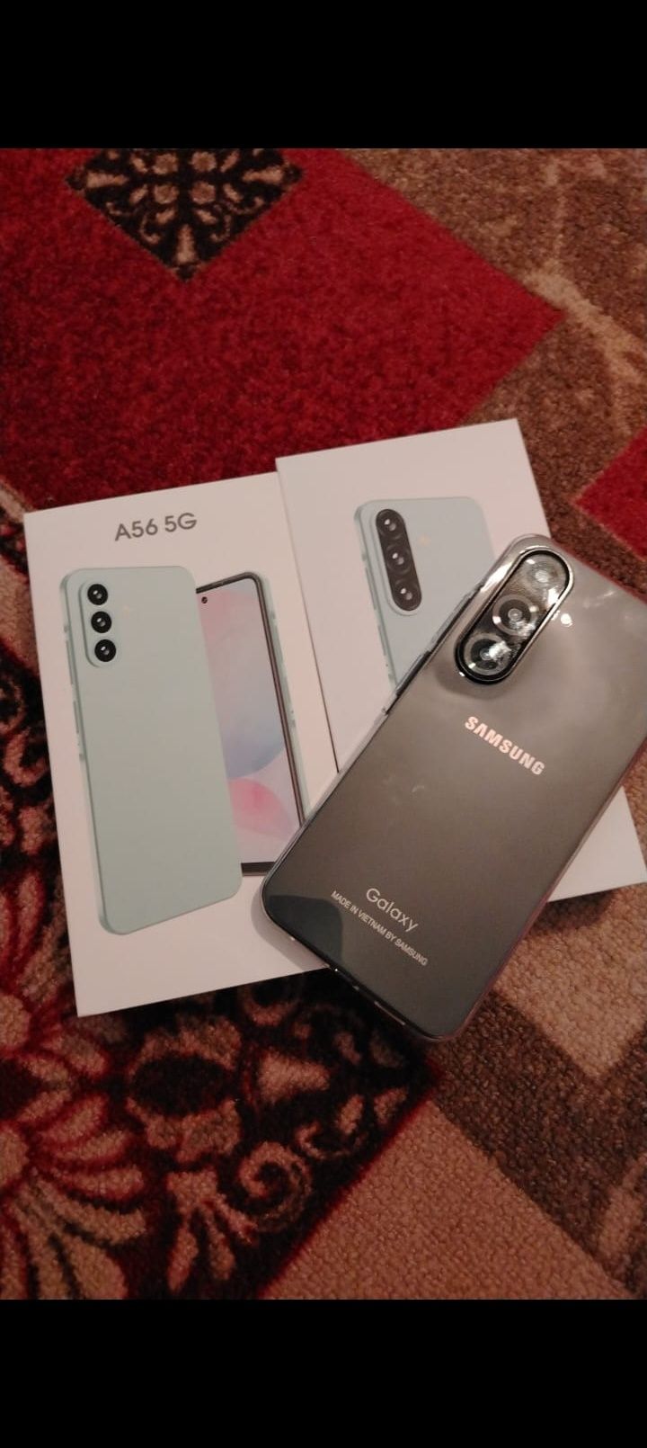 Galaxy A56 пашти новый цена 60000 минус жоқ памят 512