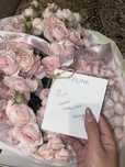 Кустовые нежно розовые розы от Celine Floral