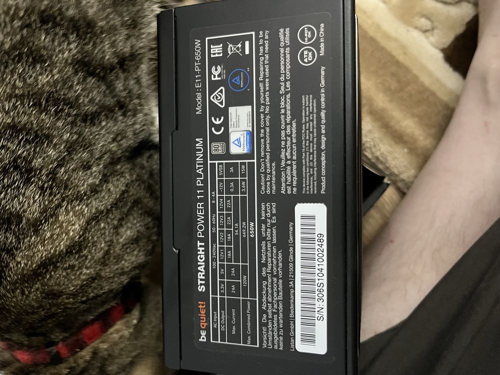 Продается Блок питания be quiet 650W straight power 11 platinum
