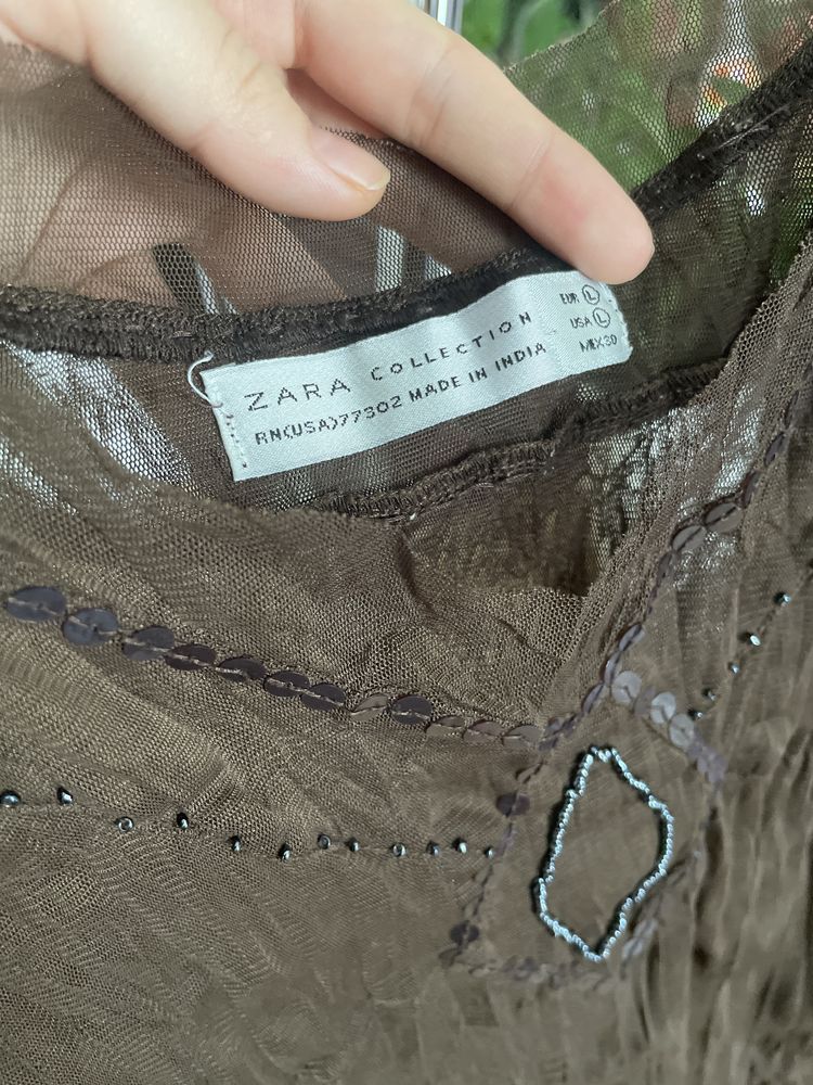 Топ винтажный Y2k от Zara Collection